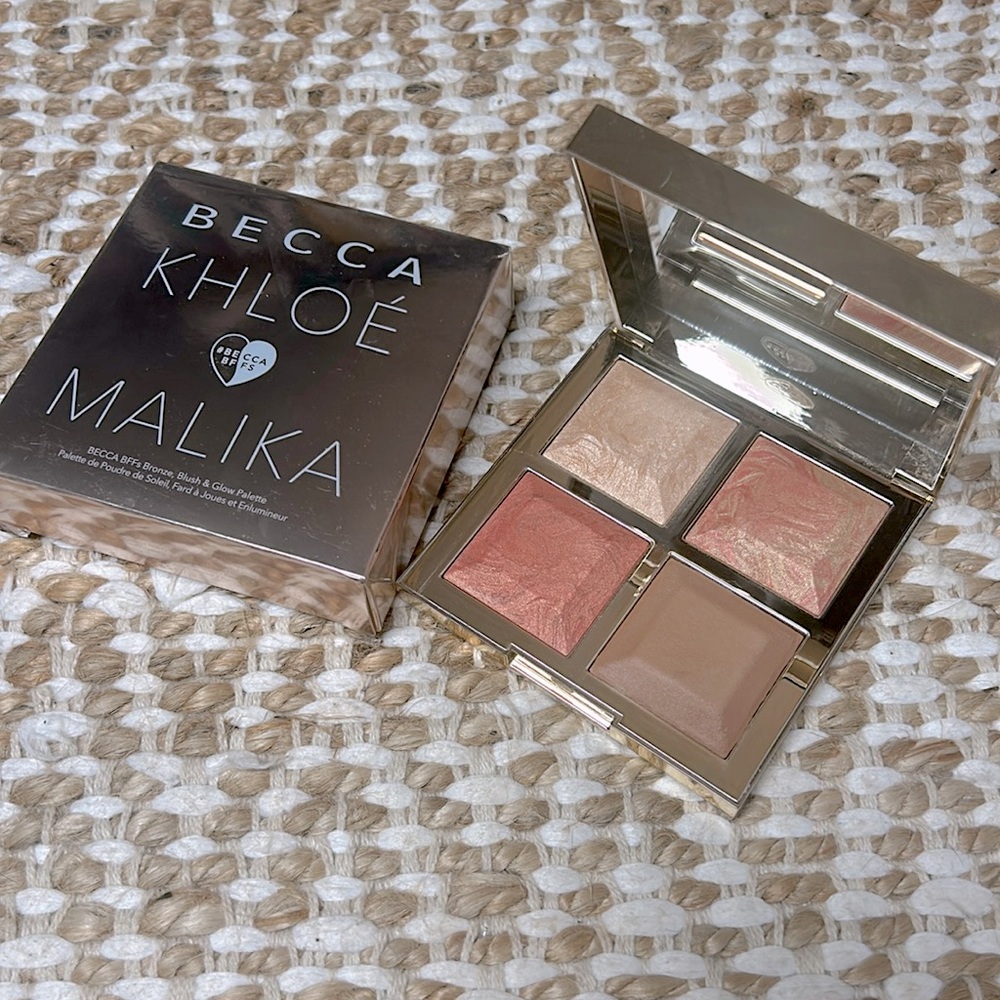 Becca Khloé bronzer, blush & glow palette